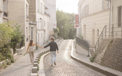 Couple Photo Session in Paris – Perrine & Mario at Montmartre